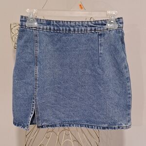 SHEIN Denim Mini Skirt, Size XS.